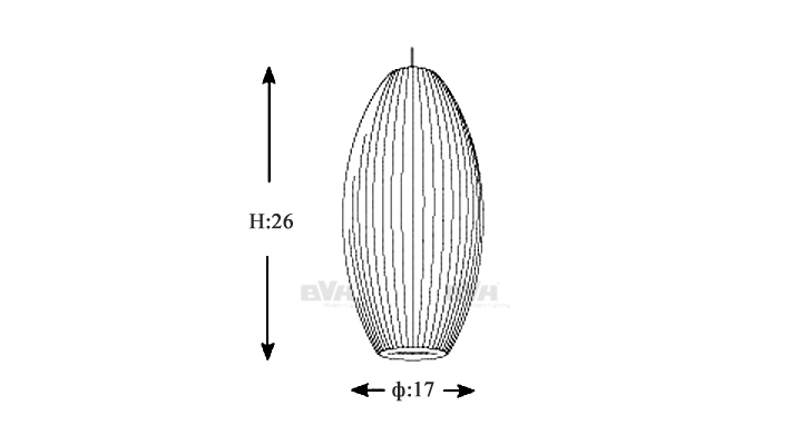 BVH博威灯饰 Bubble Lamp Cigar Pendant 小号吊灯